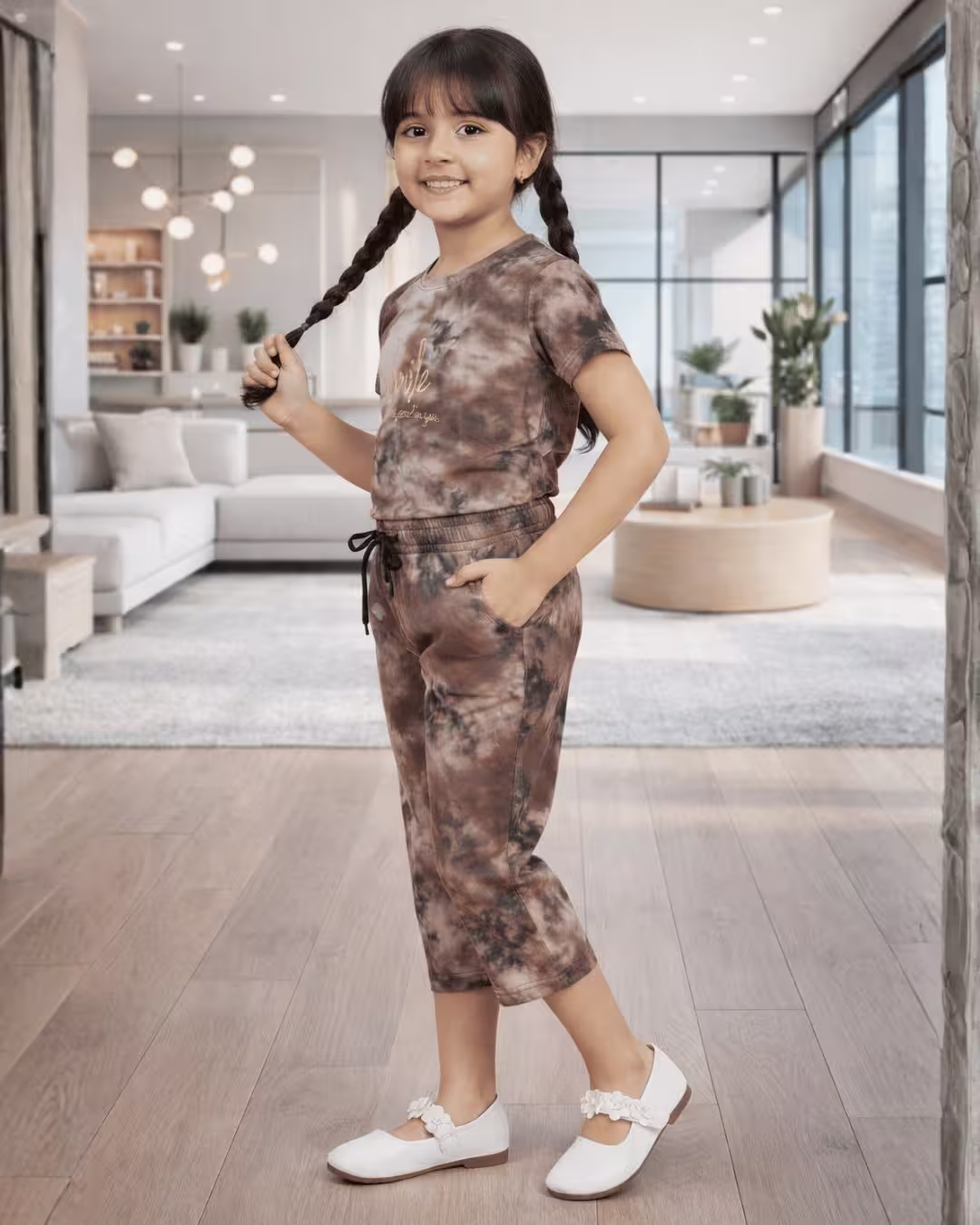 Princess Girls Capri Set